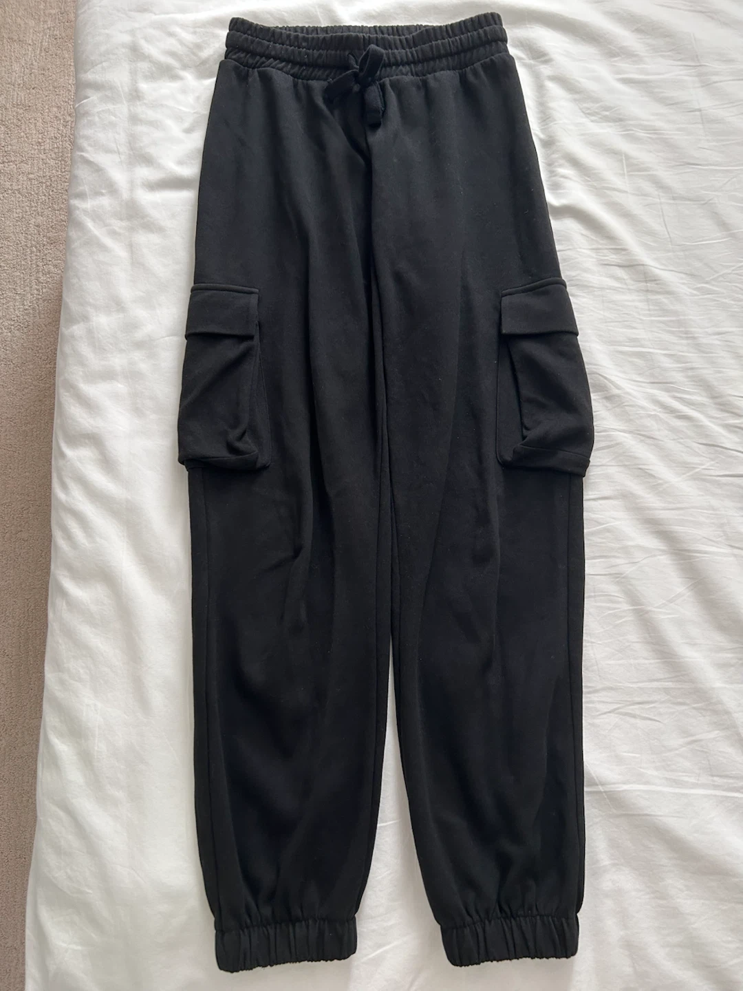 ZARA Black Cargo Jogger Pants - women’s size M