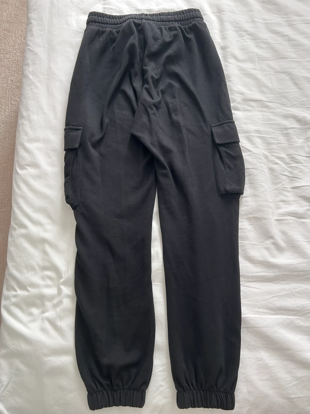 ZARA Black Cargo Jogger Pants - women’s size M - photo 2