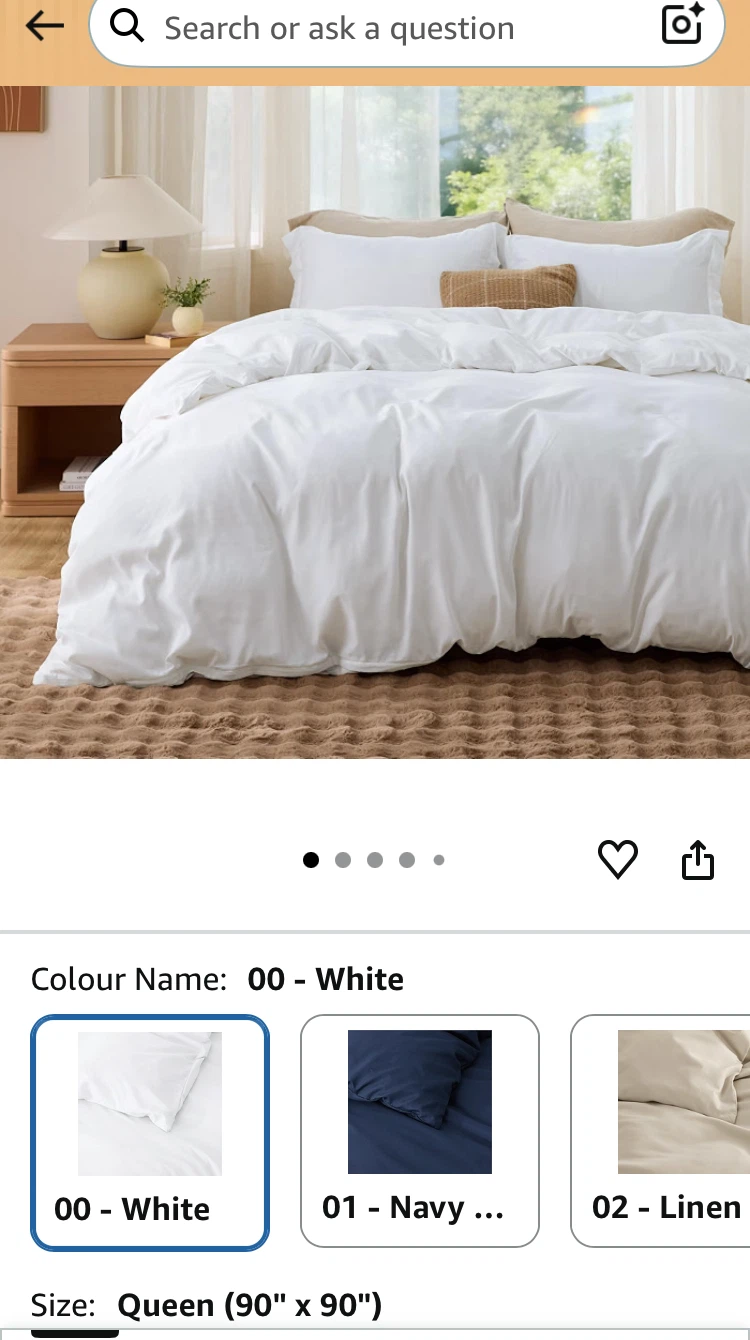 Queen size duvet cover and pillowcase set - photo 2