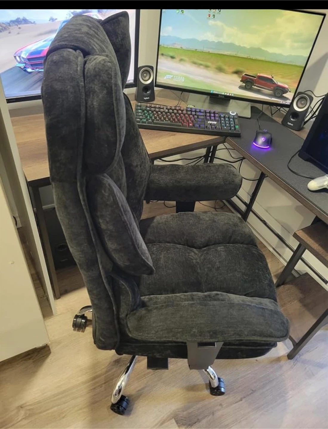 Efomao Executive Office Chair, Black Mesh Fabric Big - photo 3