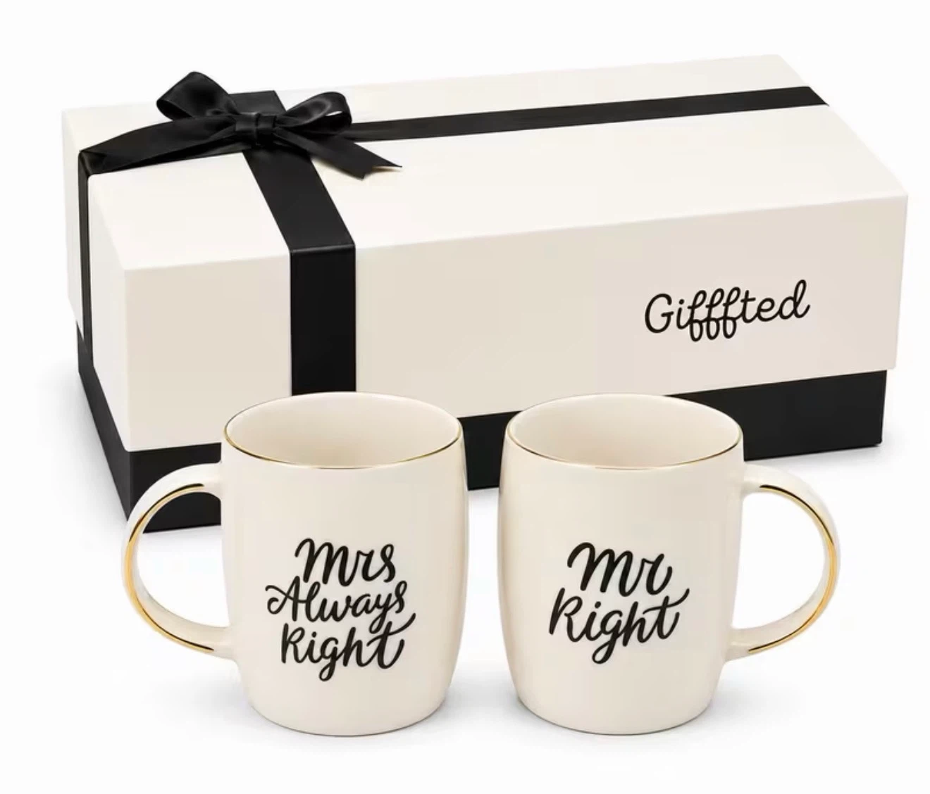 Giff Ted Mr. & Mrs. Right Mug Set