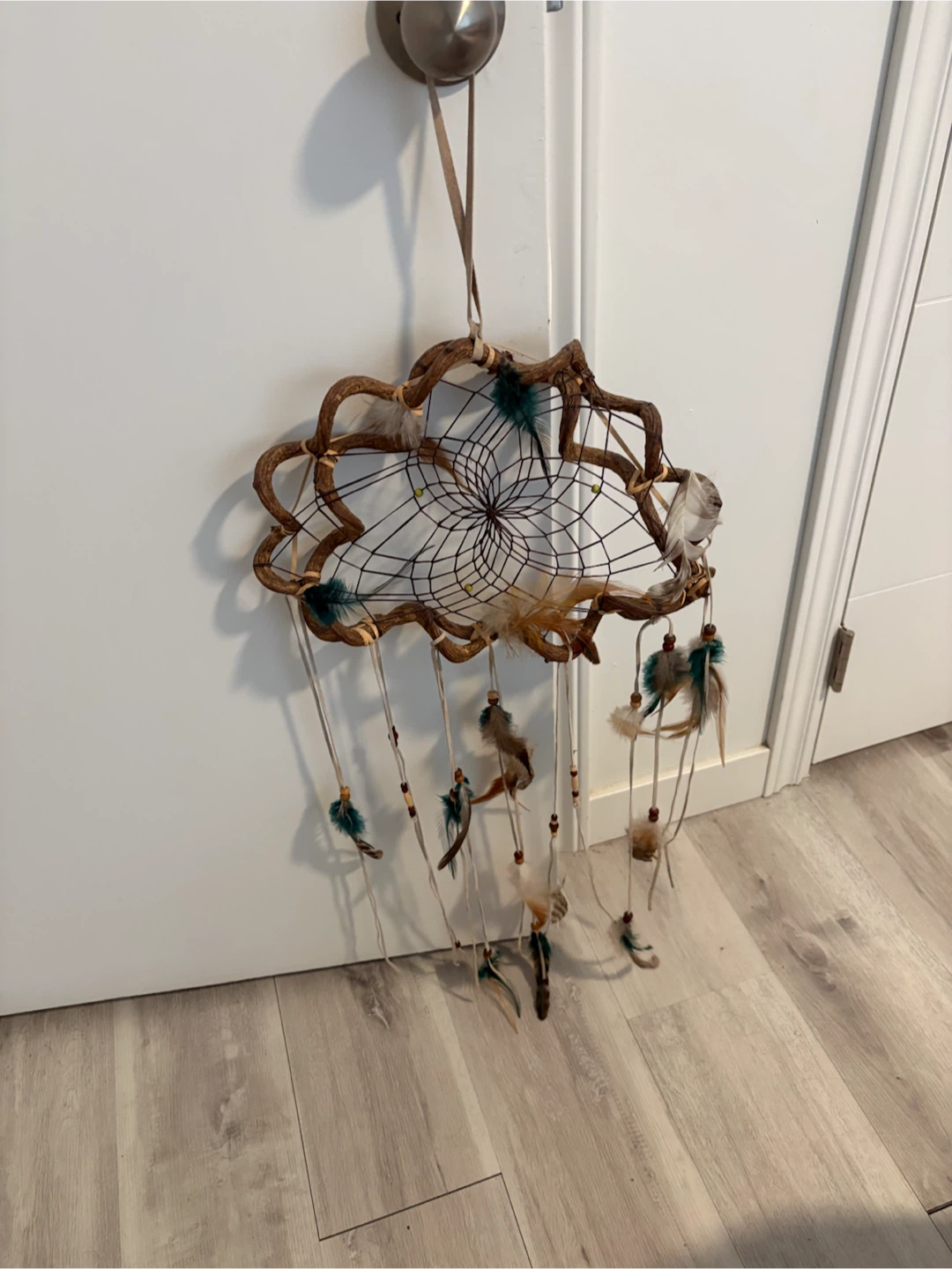 Handmade Dreamcatcher with Feathers