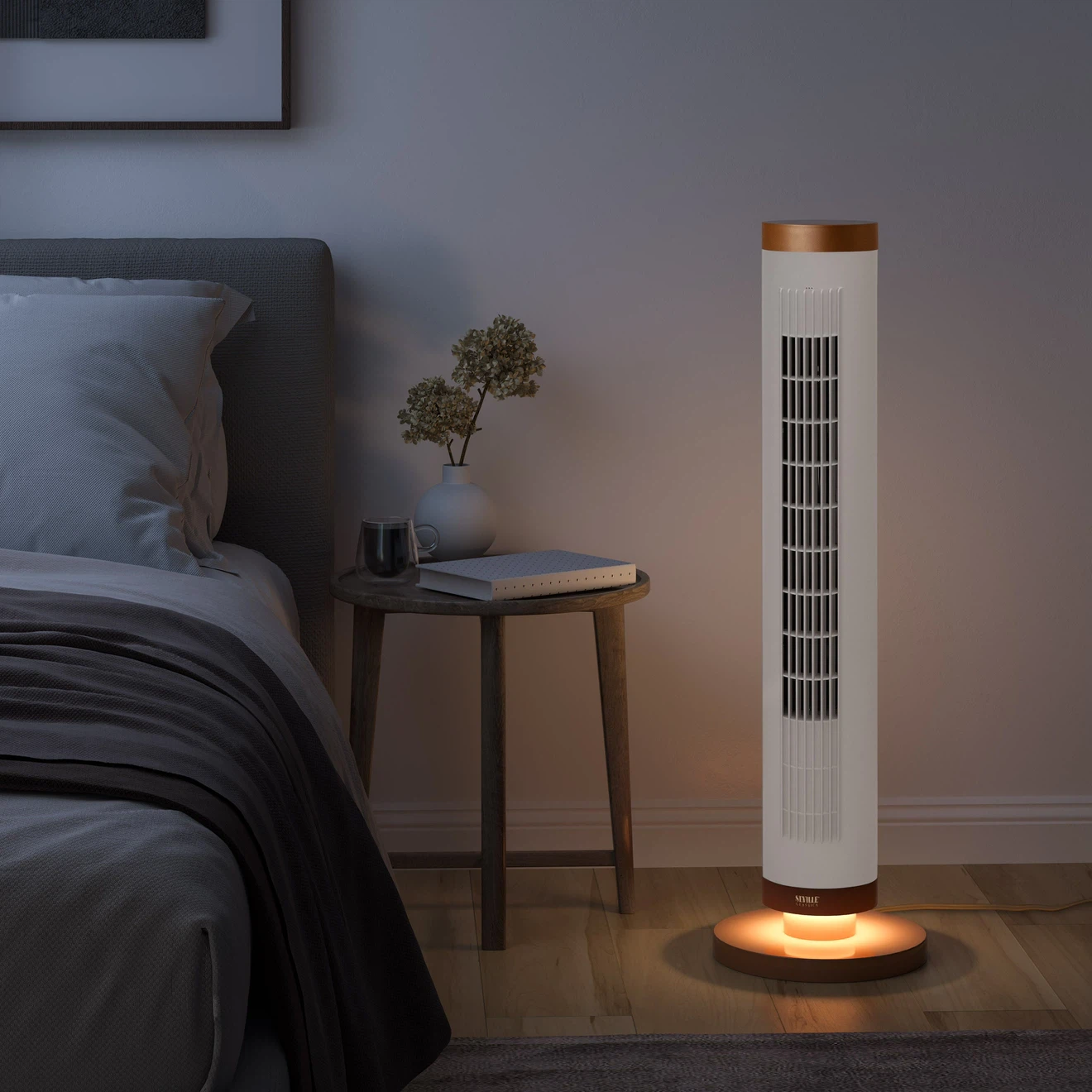 BNIB - Seville UltraSlimLine Tower Fan with Light - photo 3