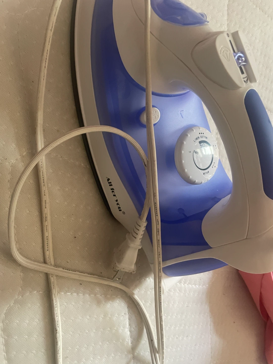 All for You Electric Steam Iron