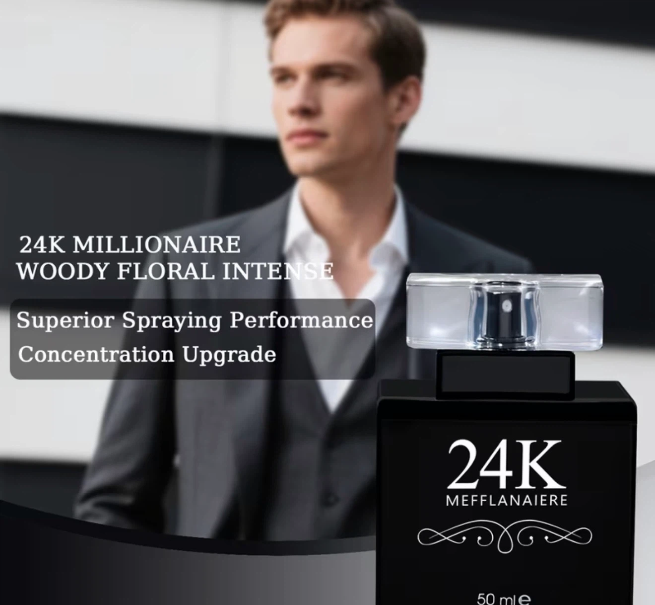 24K Millionaire Woody Floral Intense Perfume 50 mL