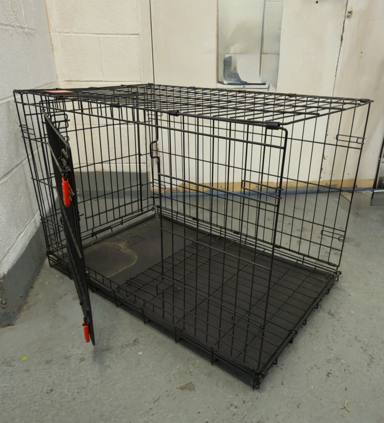 Black Folding Dog Crate - photo 3