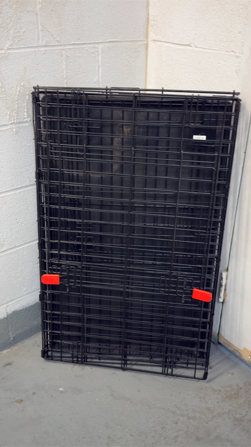 Black Folding Dog Crate - photo 4