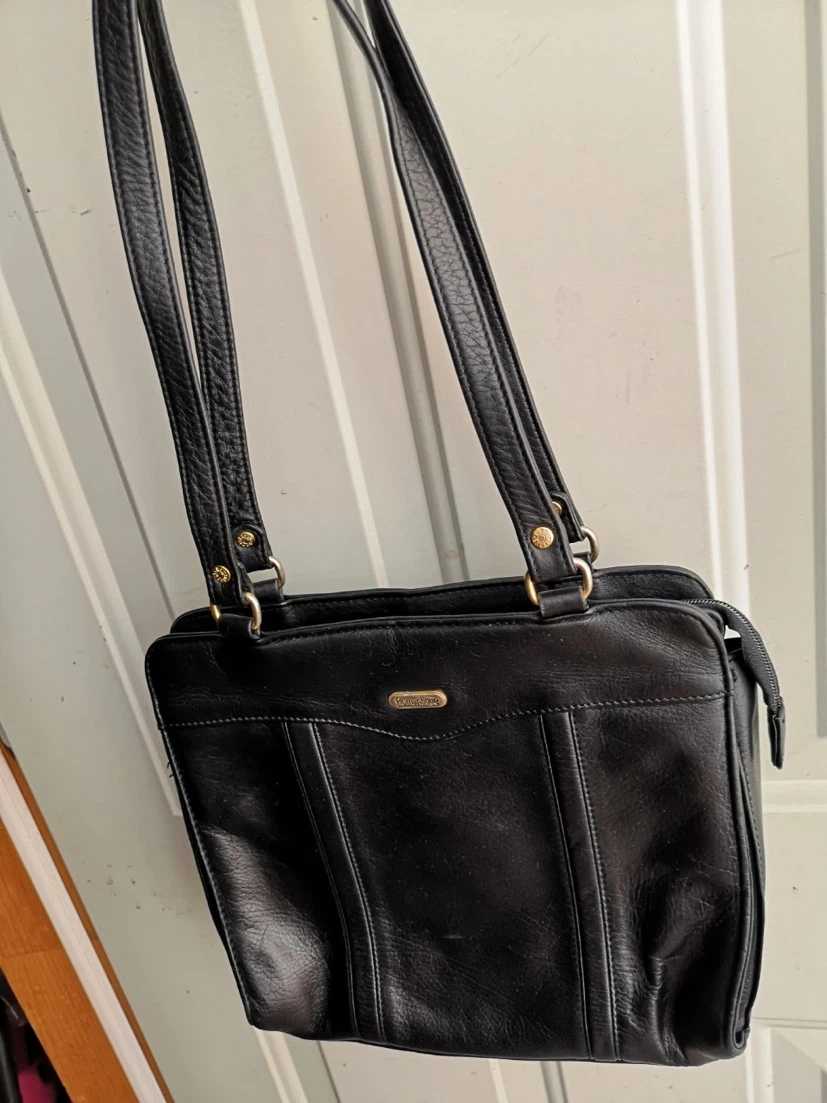 Romantique Black Leather Shoulder Bag - photo 2