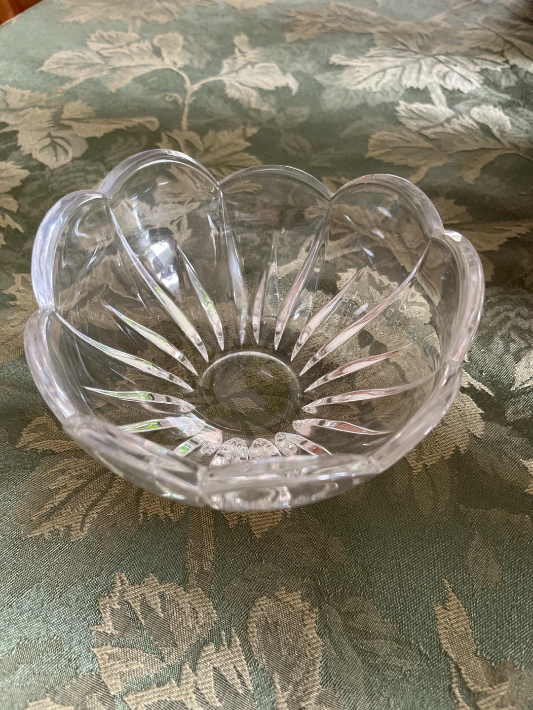 Clear Glass Serving Bowl