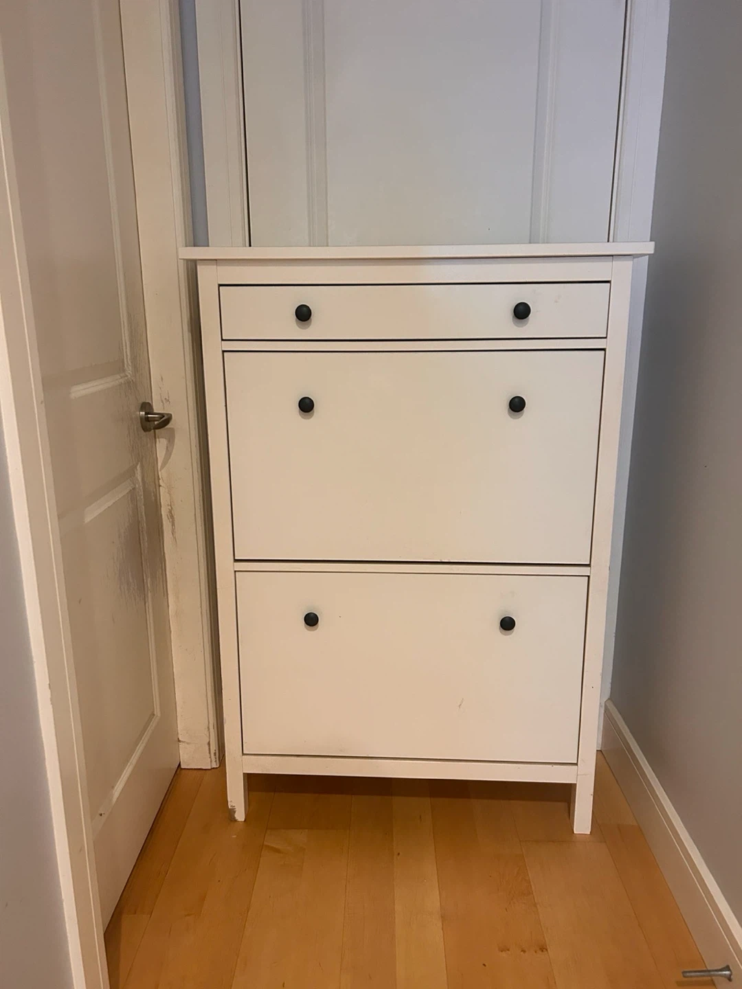White Shoe Cabinet