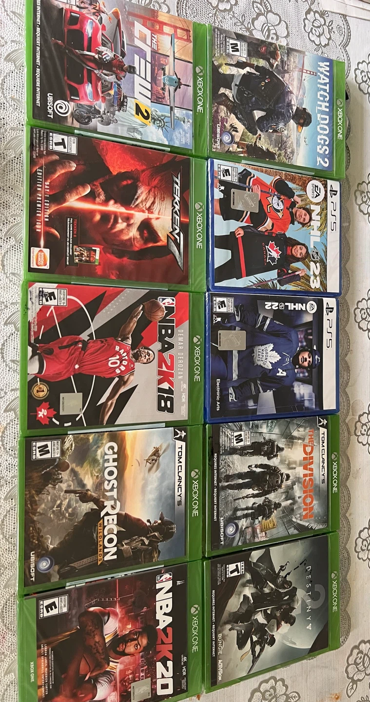 10 Xbox One & PS5 Games Bundle