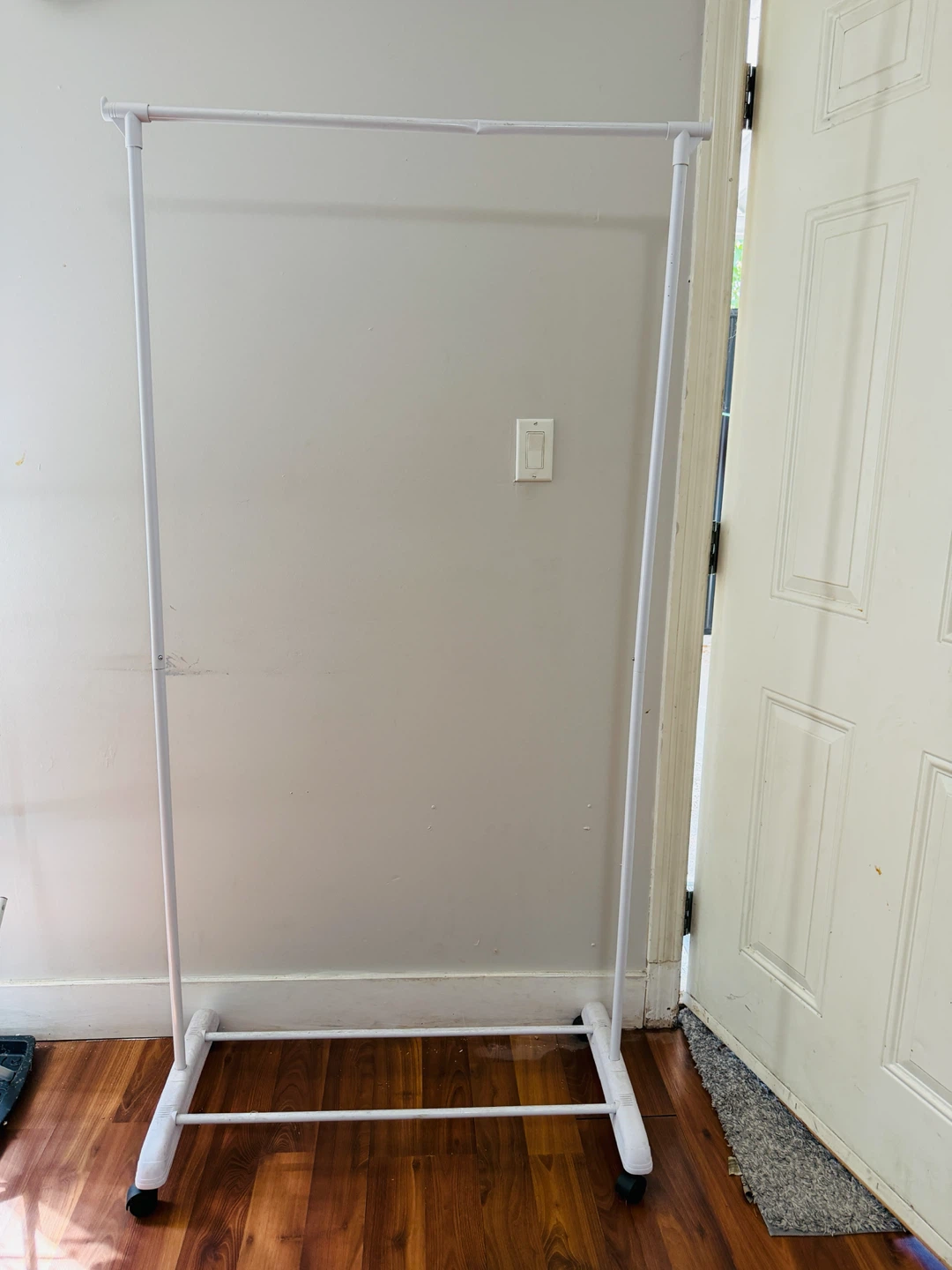 White Garment Rack