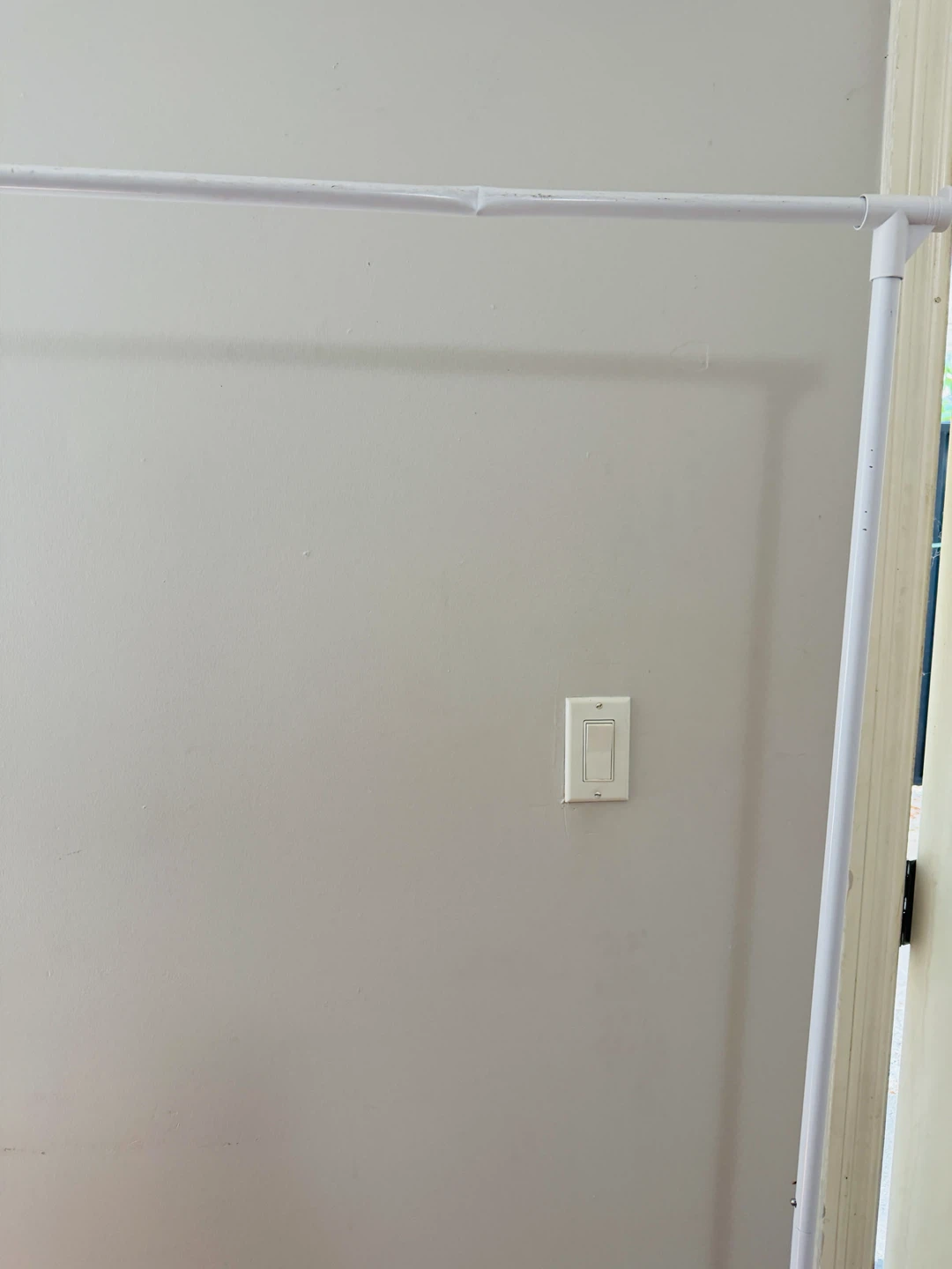 White Garment Rack - photo 2