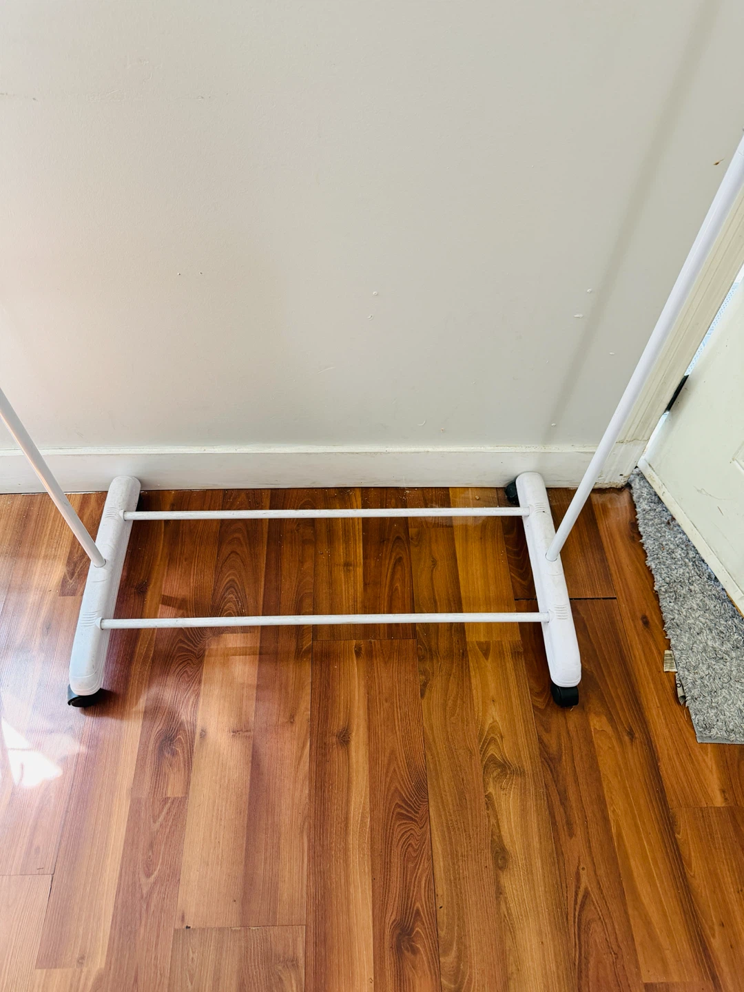 White Garment Rack - photo 3