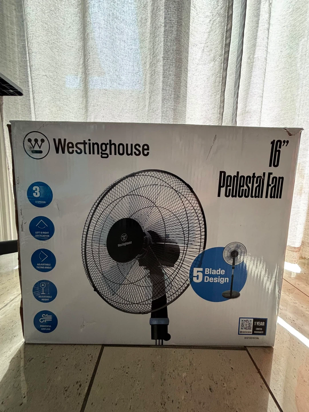 Westinghouse 16" Pedestal Fan - photo 2