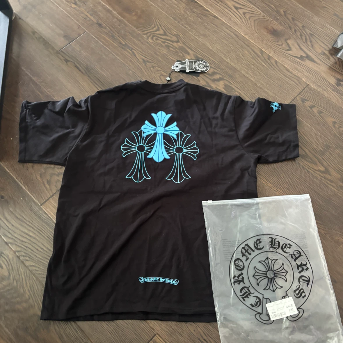 Chrome Hearts Black T-Shirt - photo 2