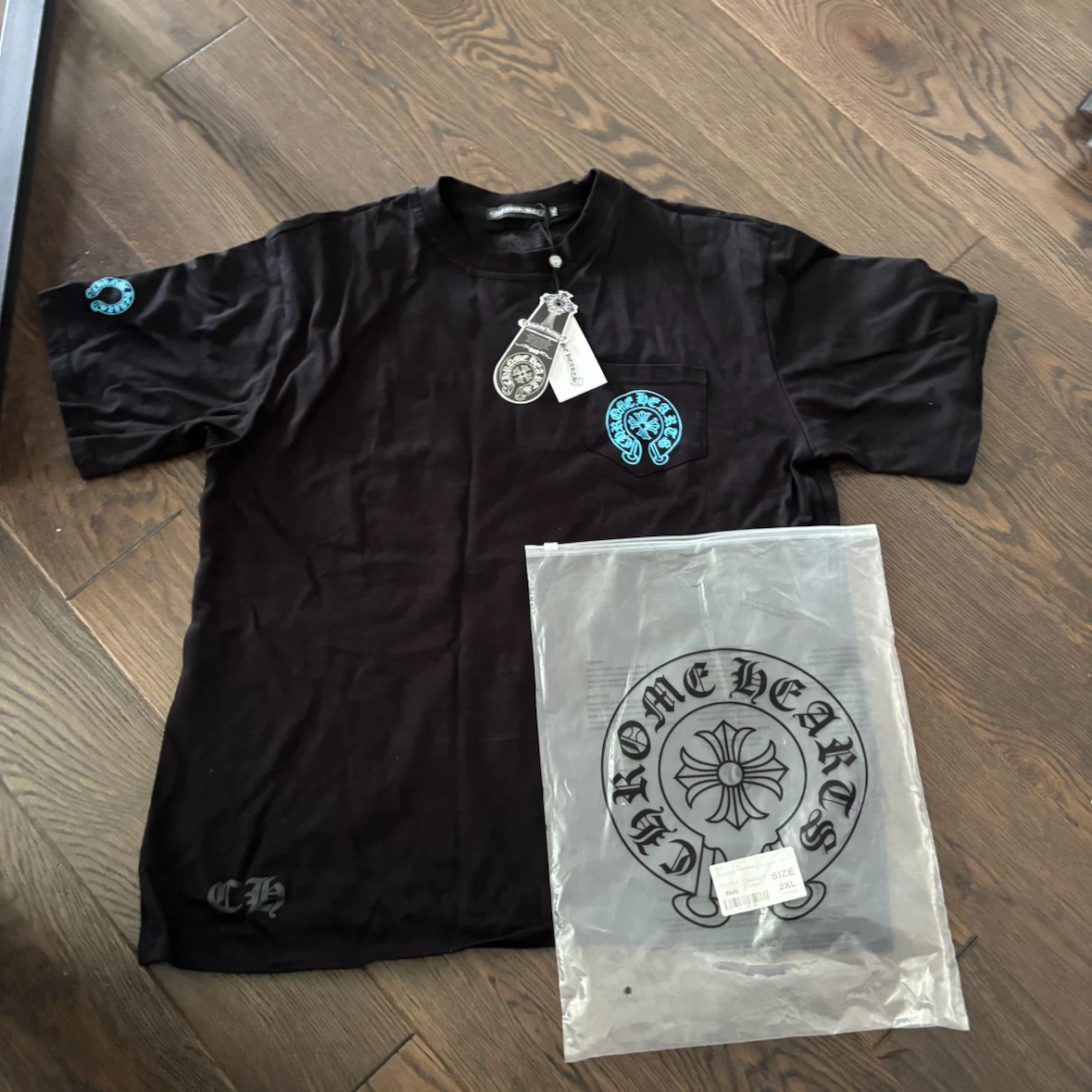 Chrome Hearts Black T-Shirt - photo 3