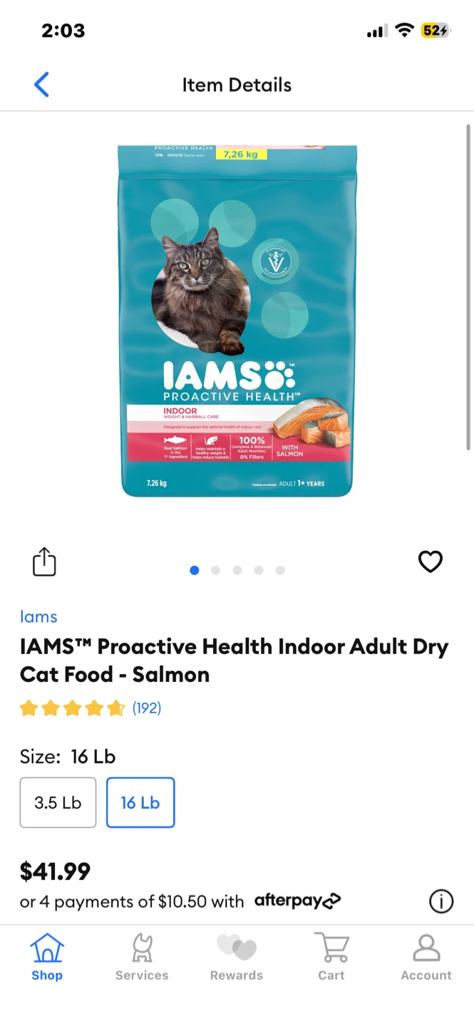 IAMS 15.9lbs Cat Food-Salmon - photo 4