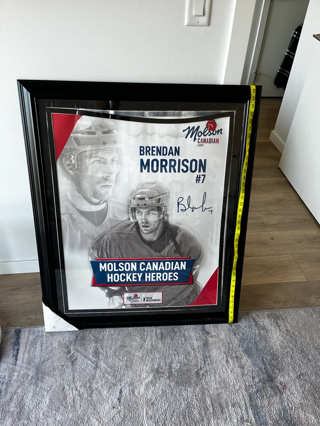 Molson Canadian Signs Hockey Heroes Framed Print