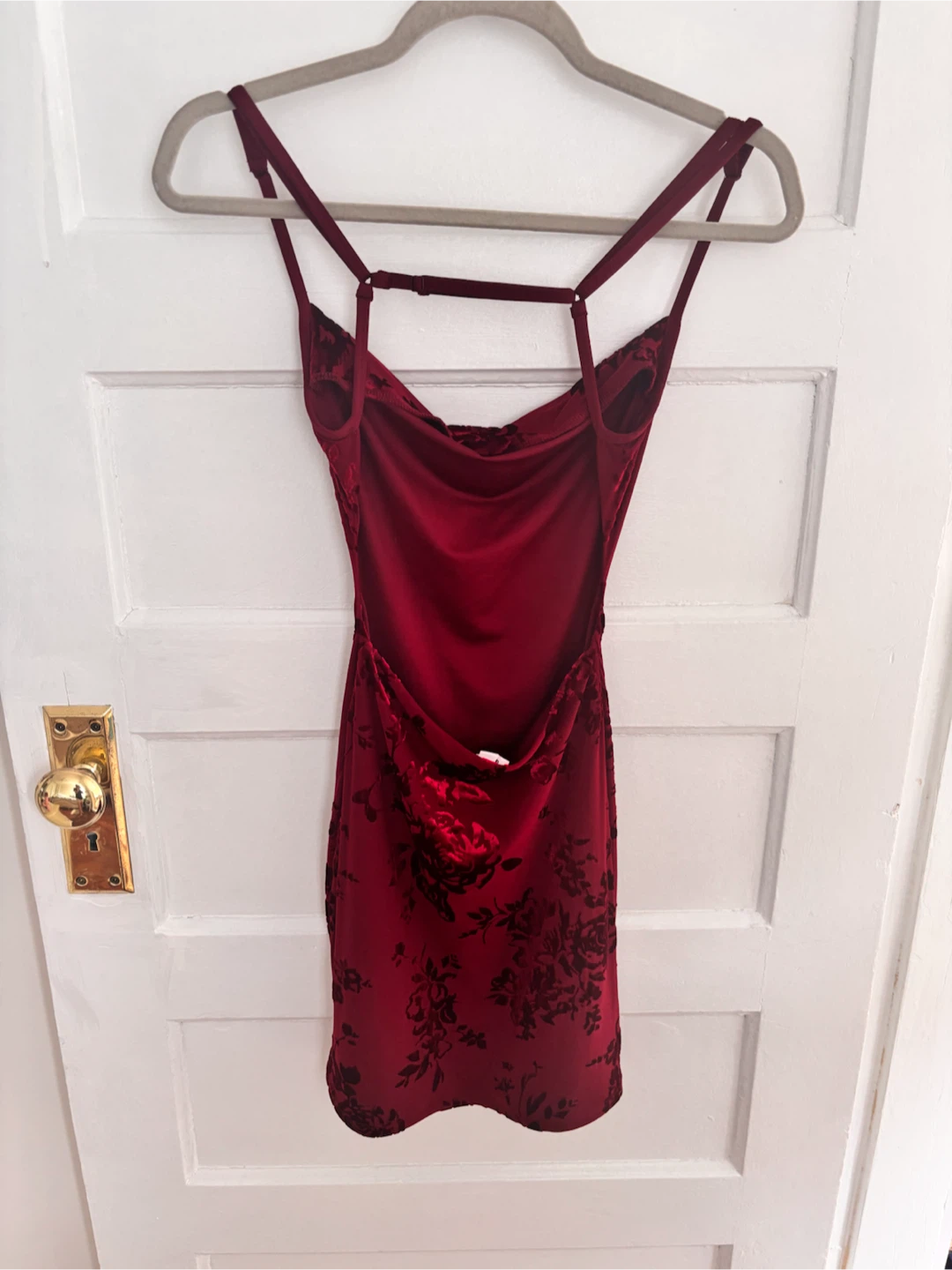 Garage Velvet Floral Mini Dress - photo 3