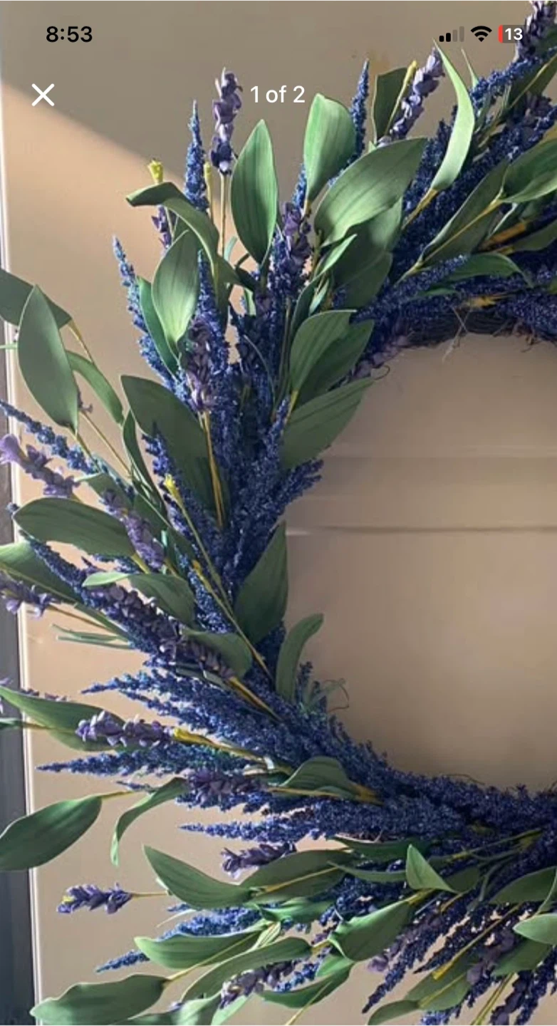 Extra large Lavender and Greenery Wreath - photo 2