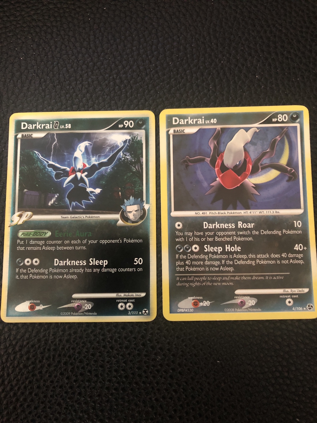 Pokemon Darkrai Vintage Trading Card Lot