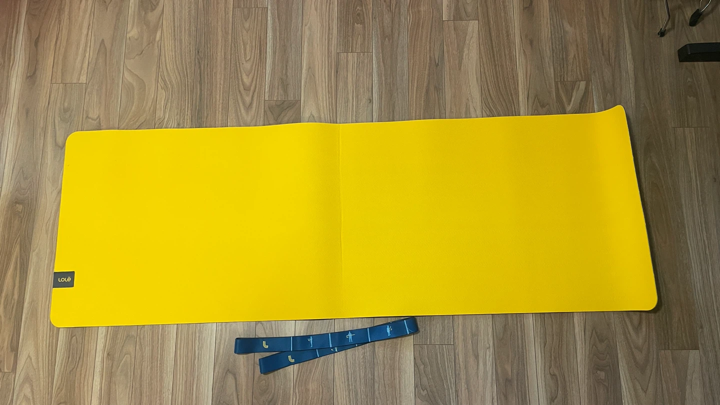 Lole Yellow Yoga Mat