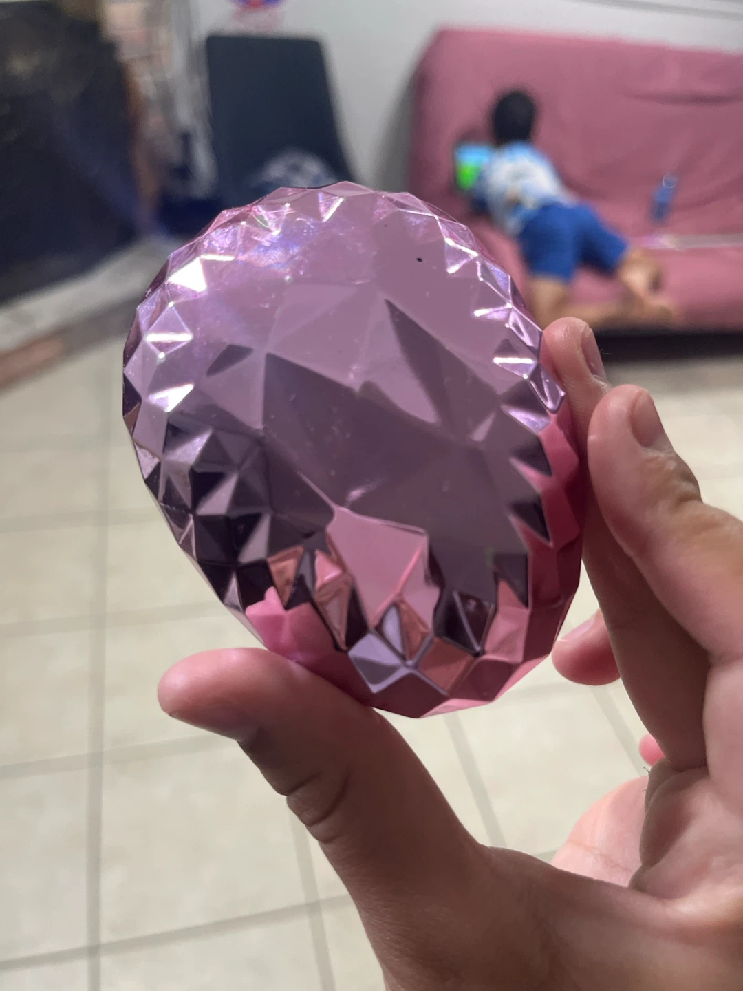 Pink Diamond Textured Detangling Hair Brush - photo 3
