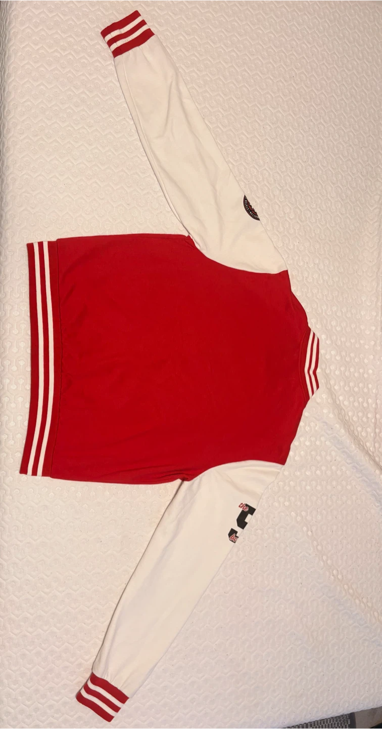 Red and White Varsity Jacket - photo 2