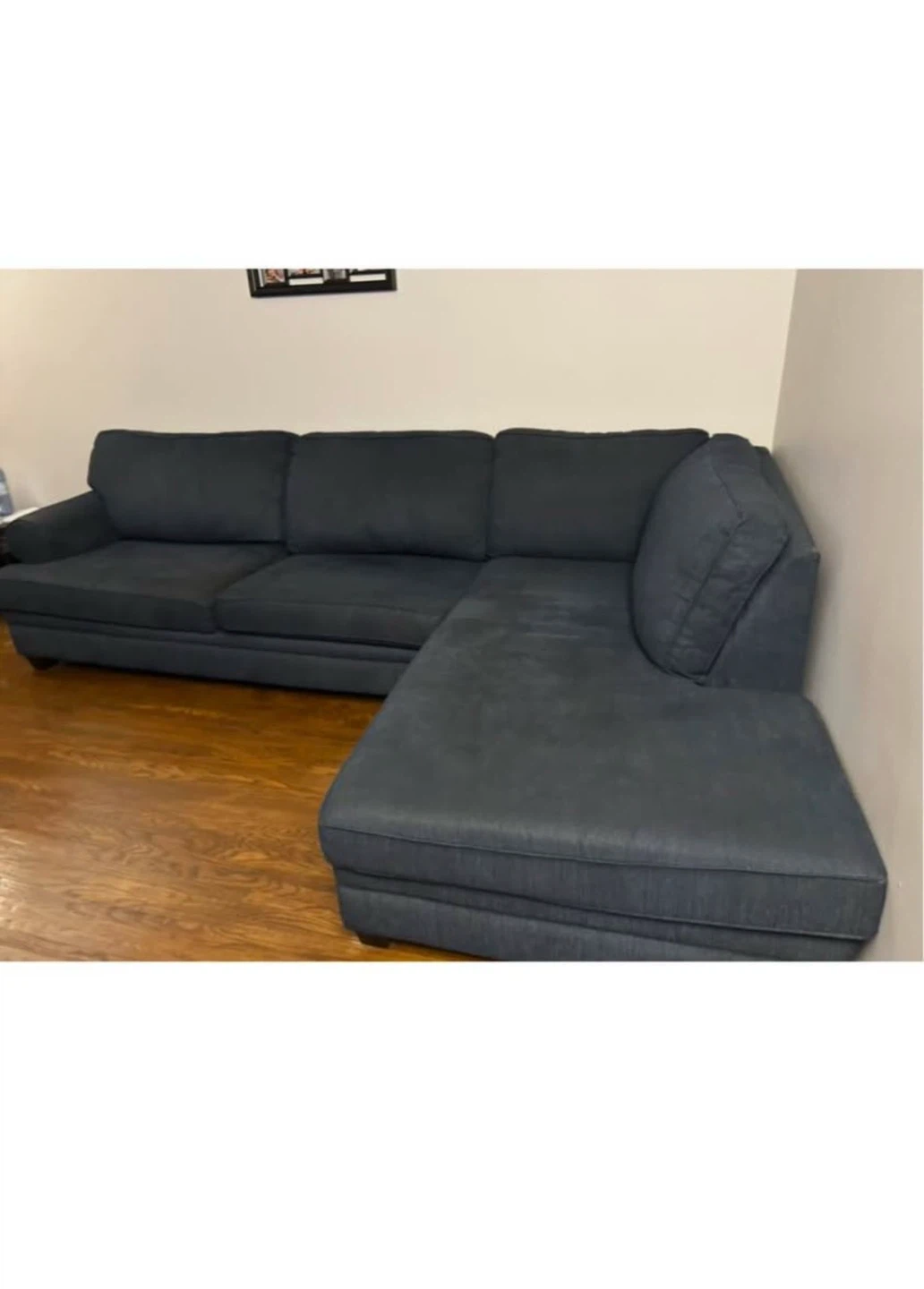 Dark Blue Sectional Couch