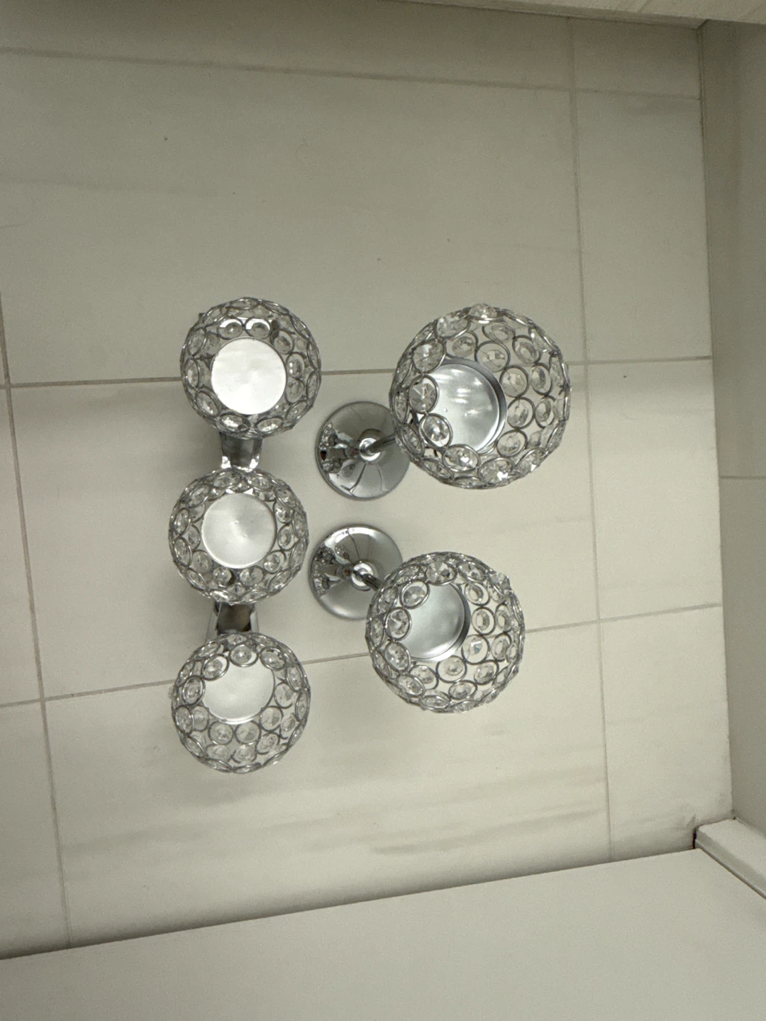 Crystal Ball Candle Holders Set - photo 2