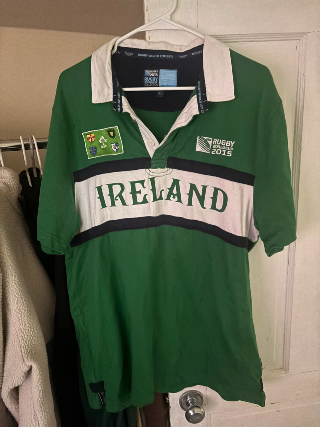 Rugby World Cup 2015 Ireland Polo Shirt XL
