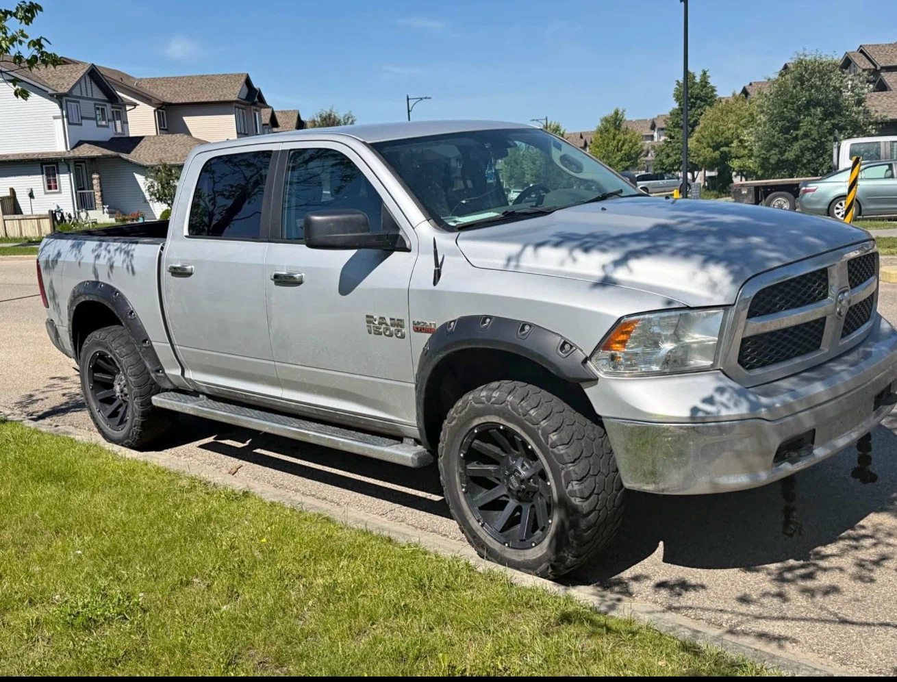 Silver Ram 1500 Pickup Truck