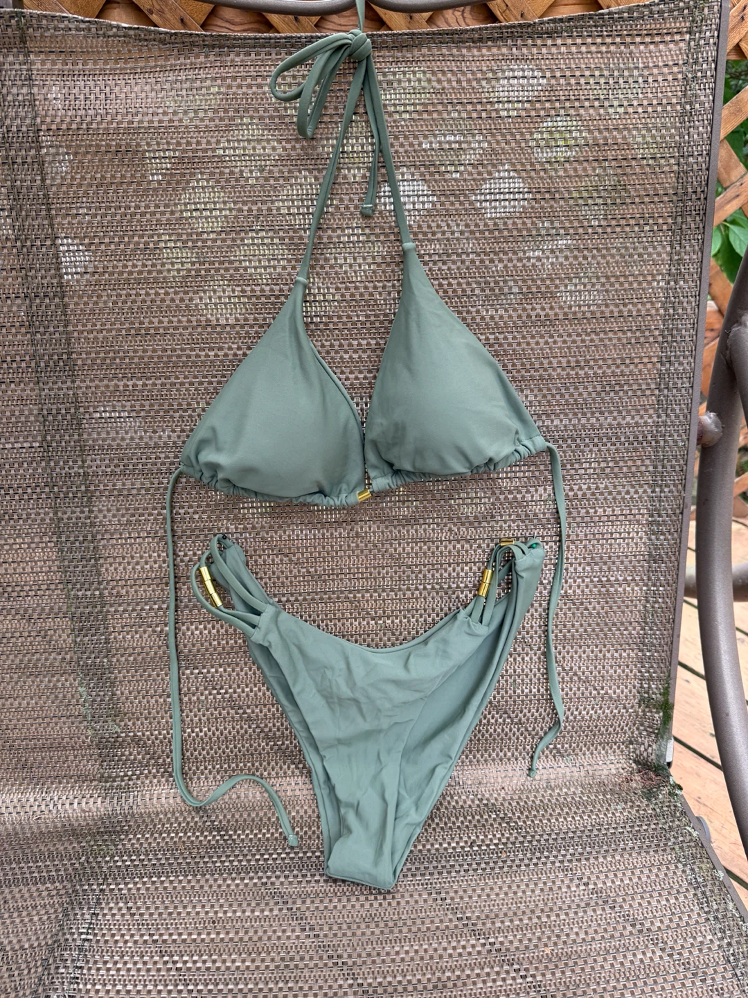New Olive Green bikini set - photo 5