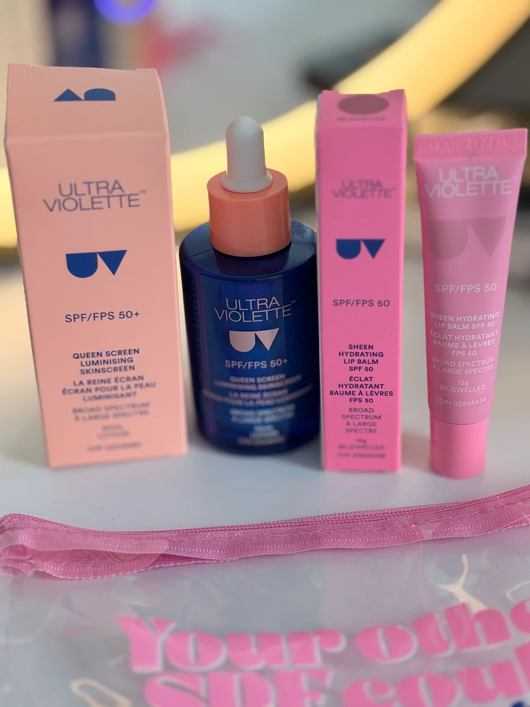 Ultra Violette Queen Screen SPF 50+ and lip balm 50+