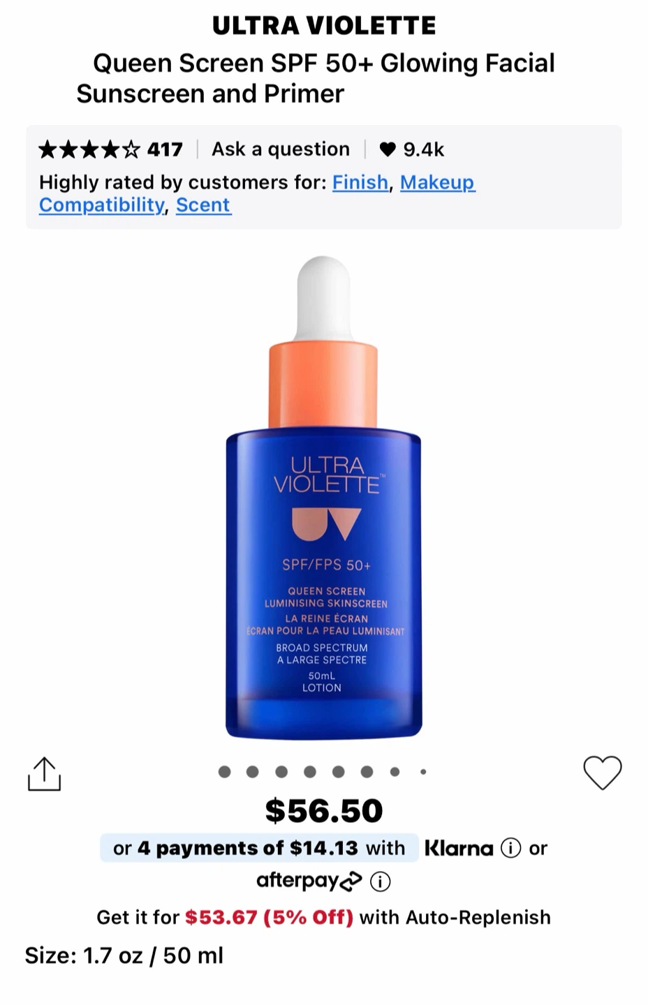 Ultra Violette Queen Screen SPF 50+ and lip balm 50+ - photo 5