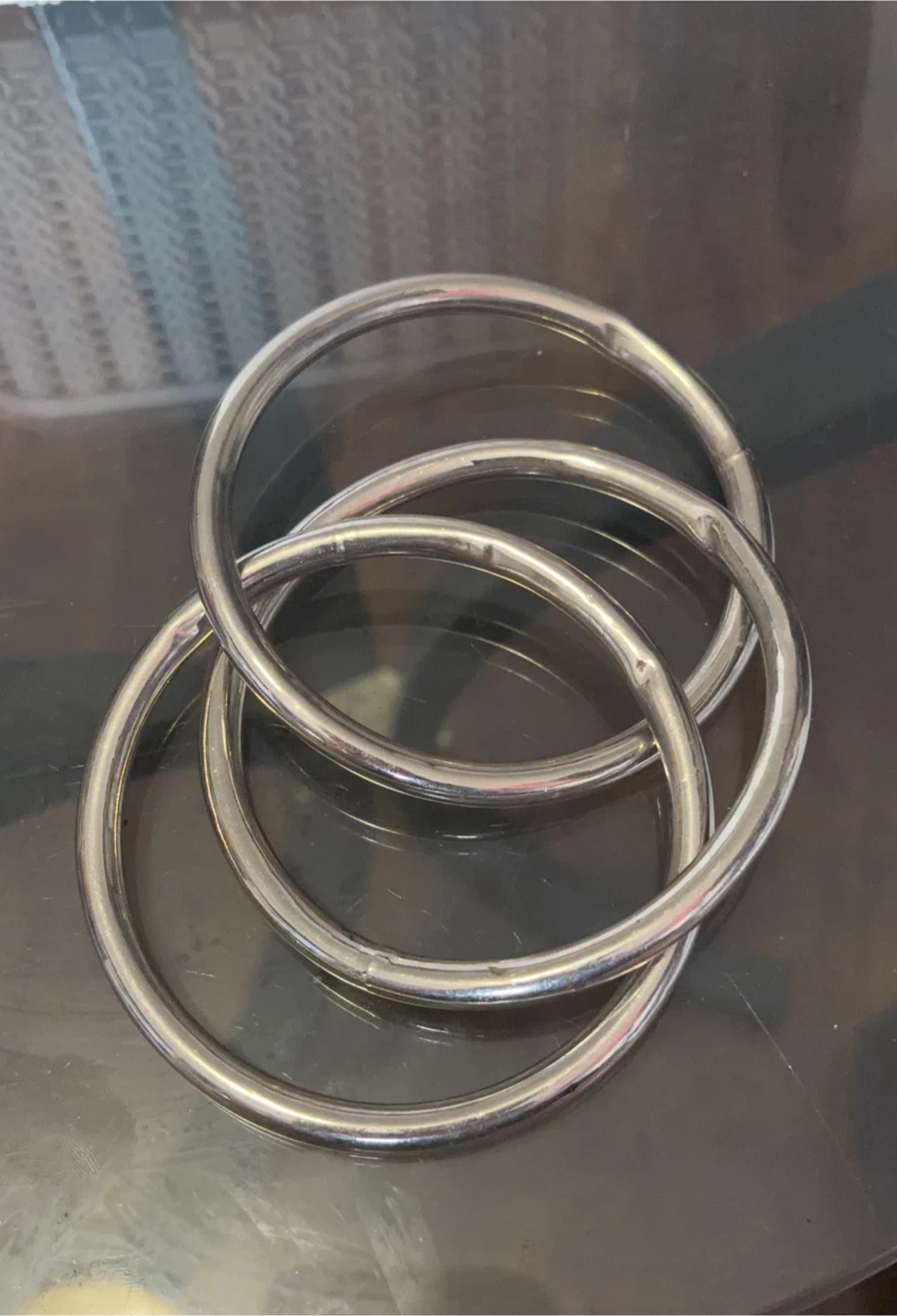 Set of 3 Metal Bangles
