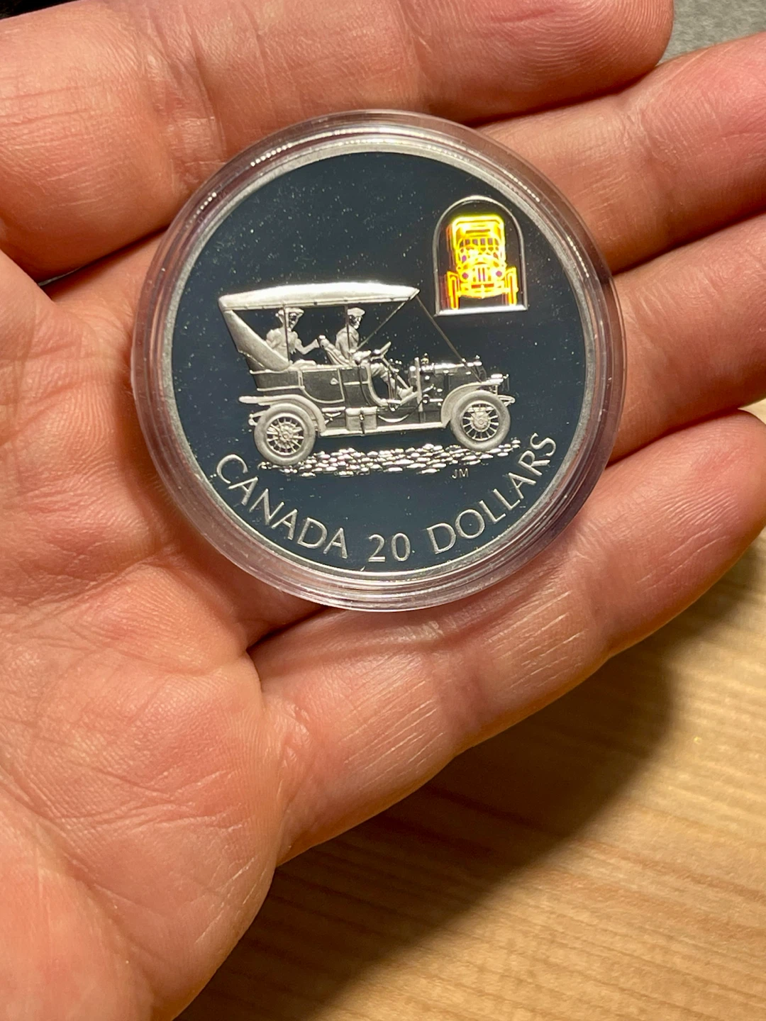 2001 Canada 20 Dollar Russell Model L Touring Car Coin