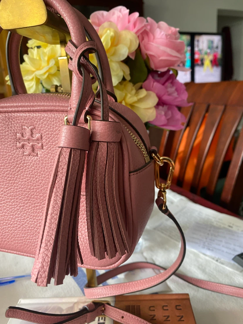 Tory Burch Pink Leather Mini Satchel Bag - photo 3