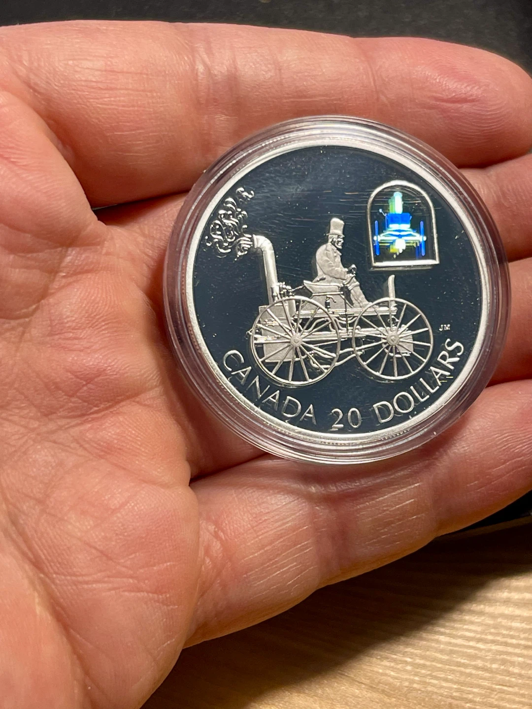 Canada 20 Dollars Coin - H.S. Taylor Steam Buggy 2000 - photo 2