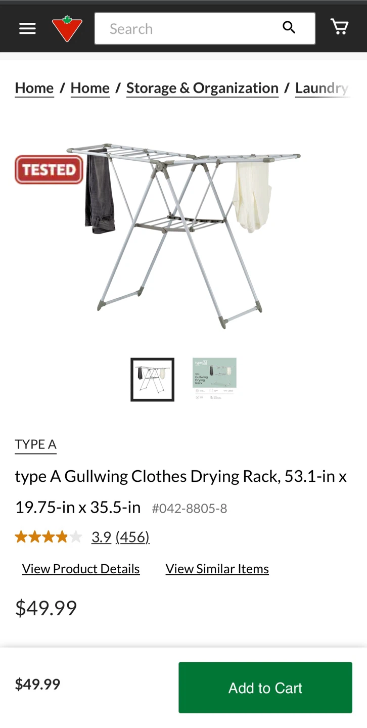 Large Clothes Drying Rack - photo 4