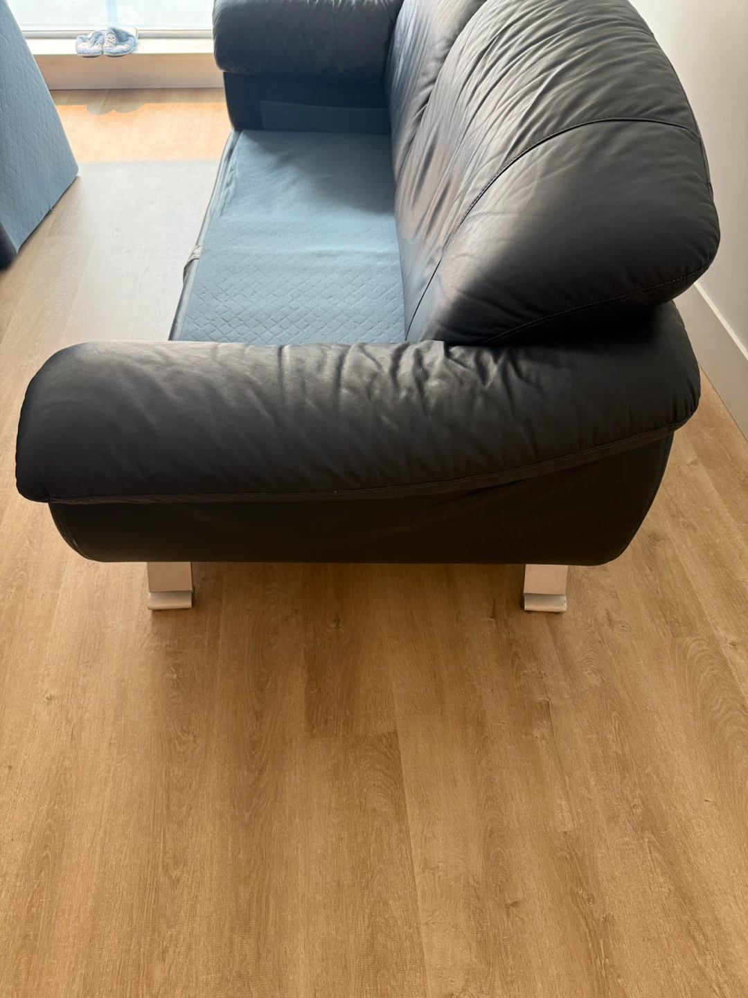 Genuine Natuzzi leather sofa (3 seaters) - photo 3