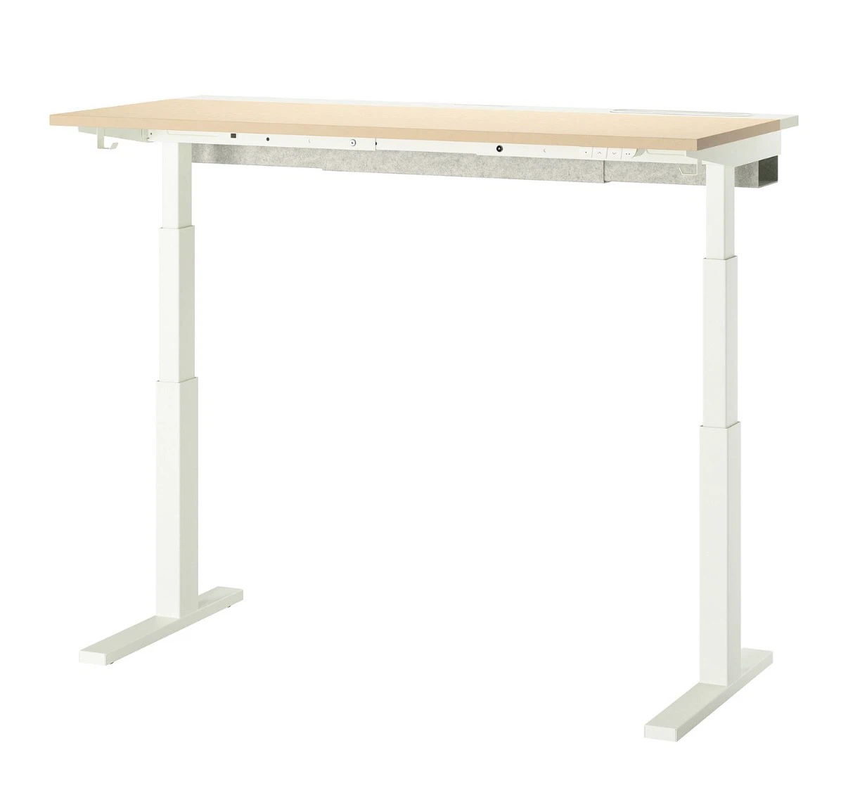 Sit/stand electric desk