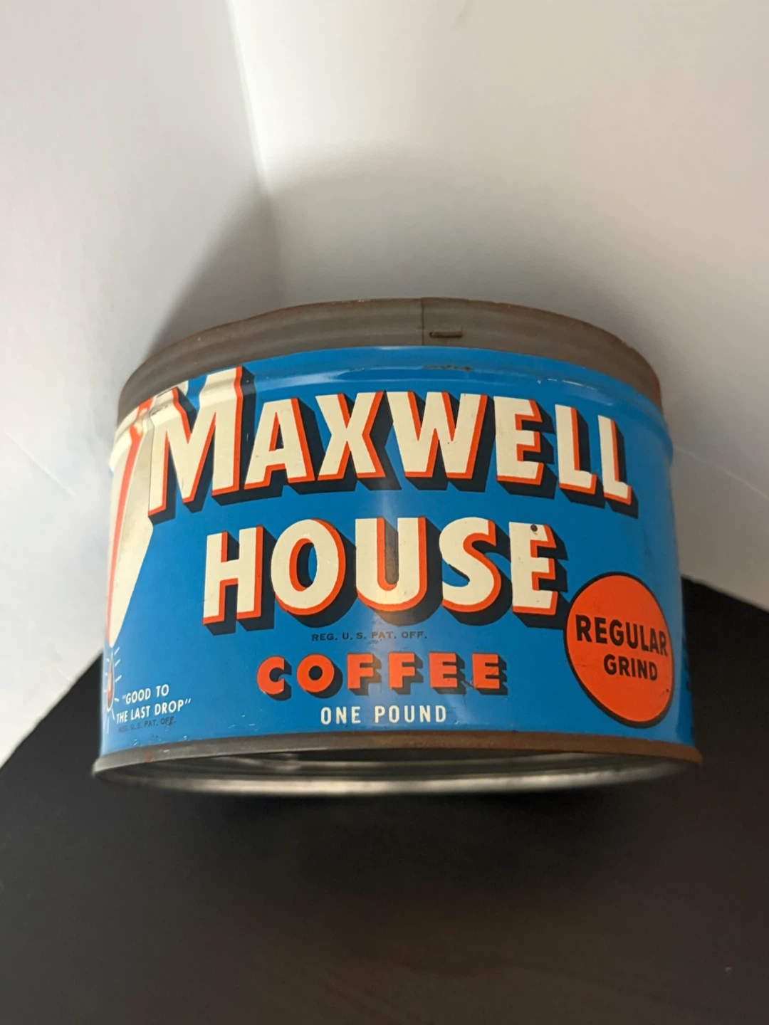 Vintage Maxwell House Coffee Tin - 1 Pound - photo 2