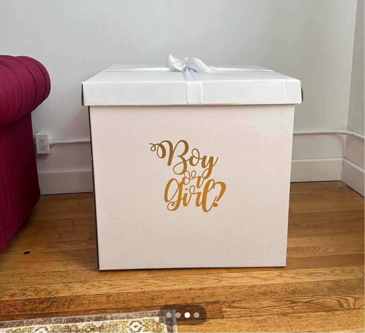 Elegant Gender Reveal Box - Boy or a Girl - photo 4