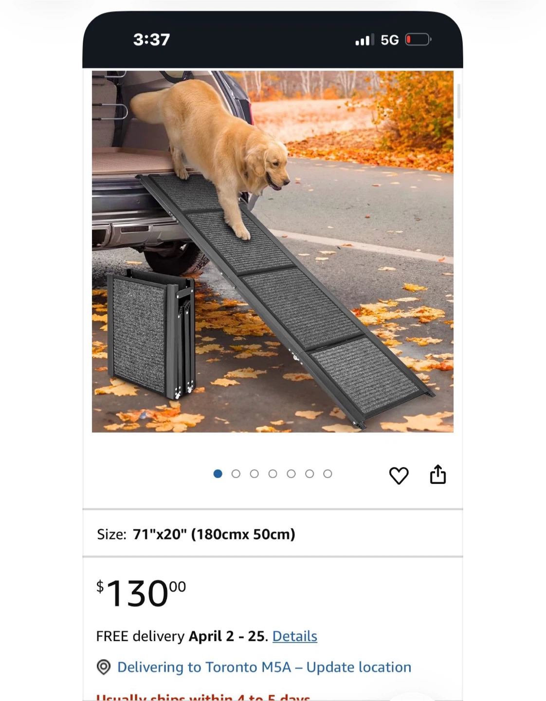 Foldable Pet Ramp for Cars - photo 5
