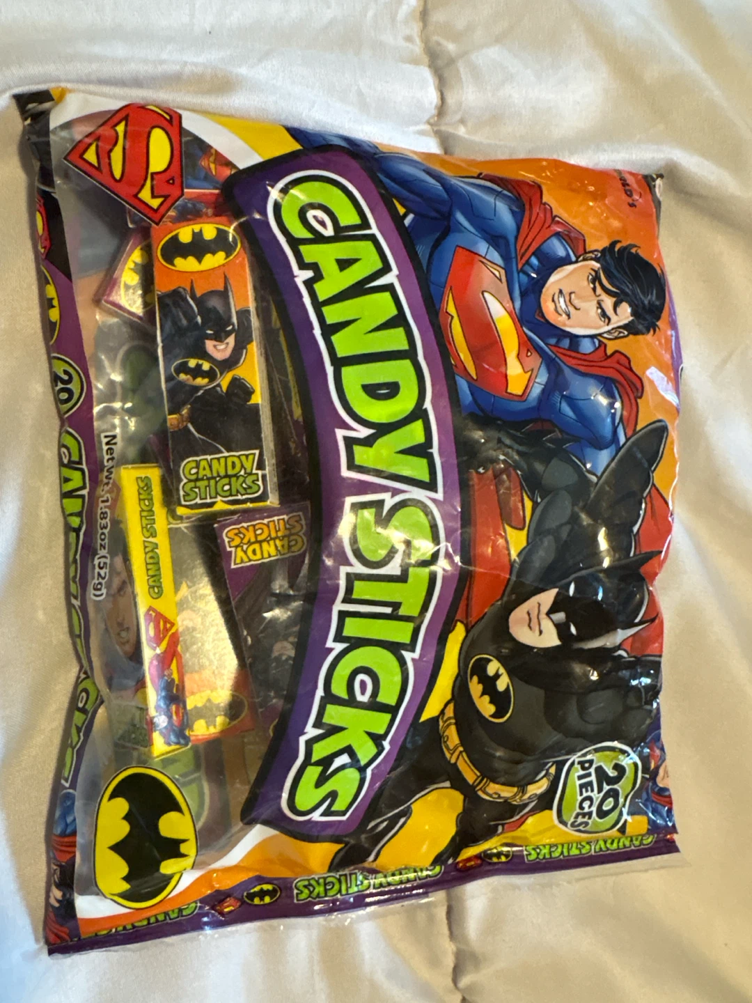 DC Comics Candy Sticks - Superman & Batman