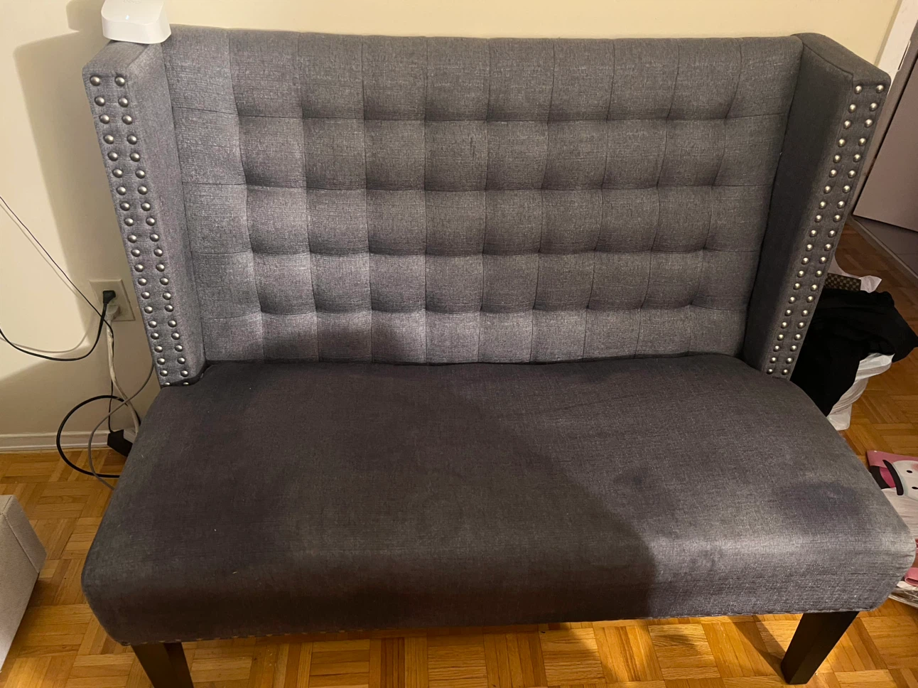 Studded chair