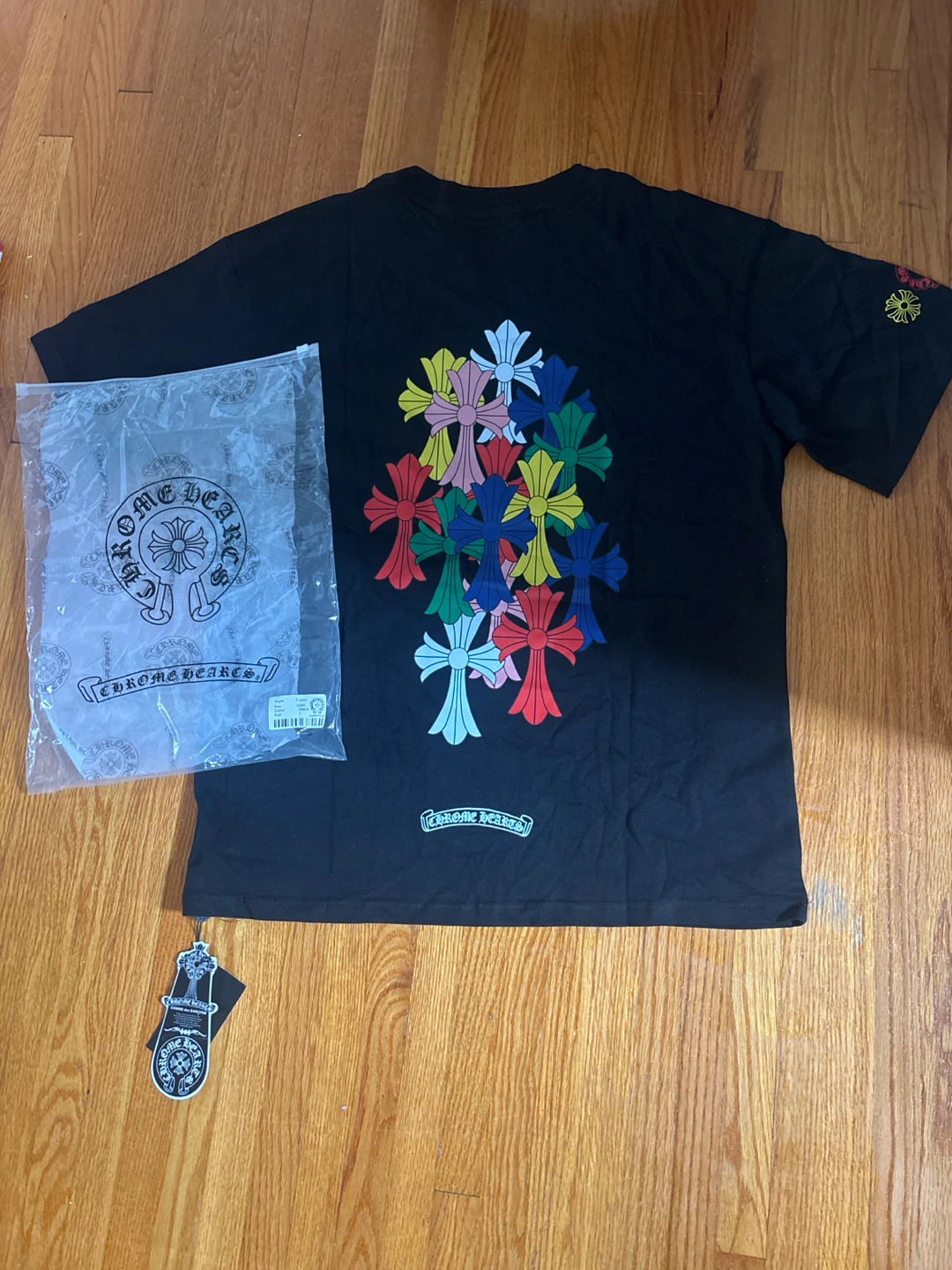 Chrome Hearts Multi-Color Cross T-Shirt - photo 2