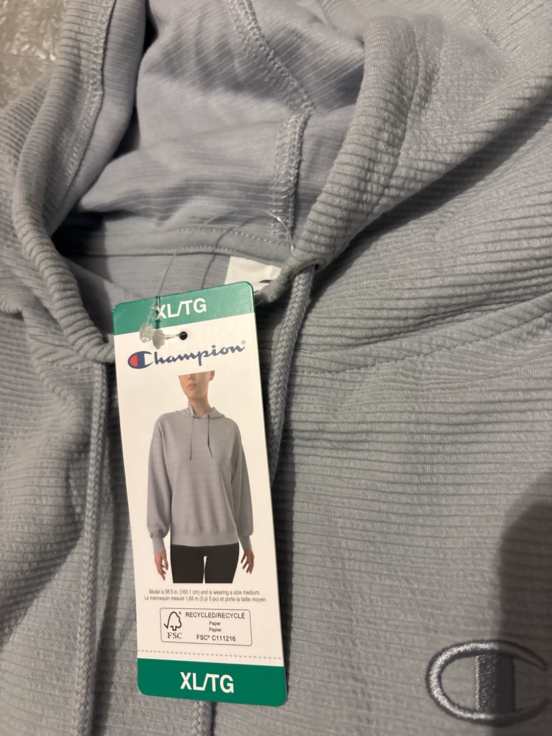 Champion Women's Grey Hoodie - XL/TG - photo 2